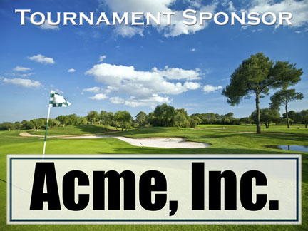 Tournament Sponsor - Hole in One Insurance